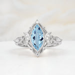 SR17656 Aquamarine Ring - Additional view