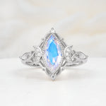 SR17656 Moonstone Ring - Additional view