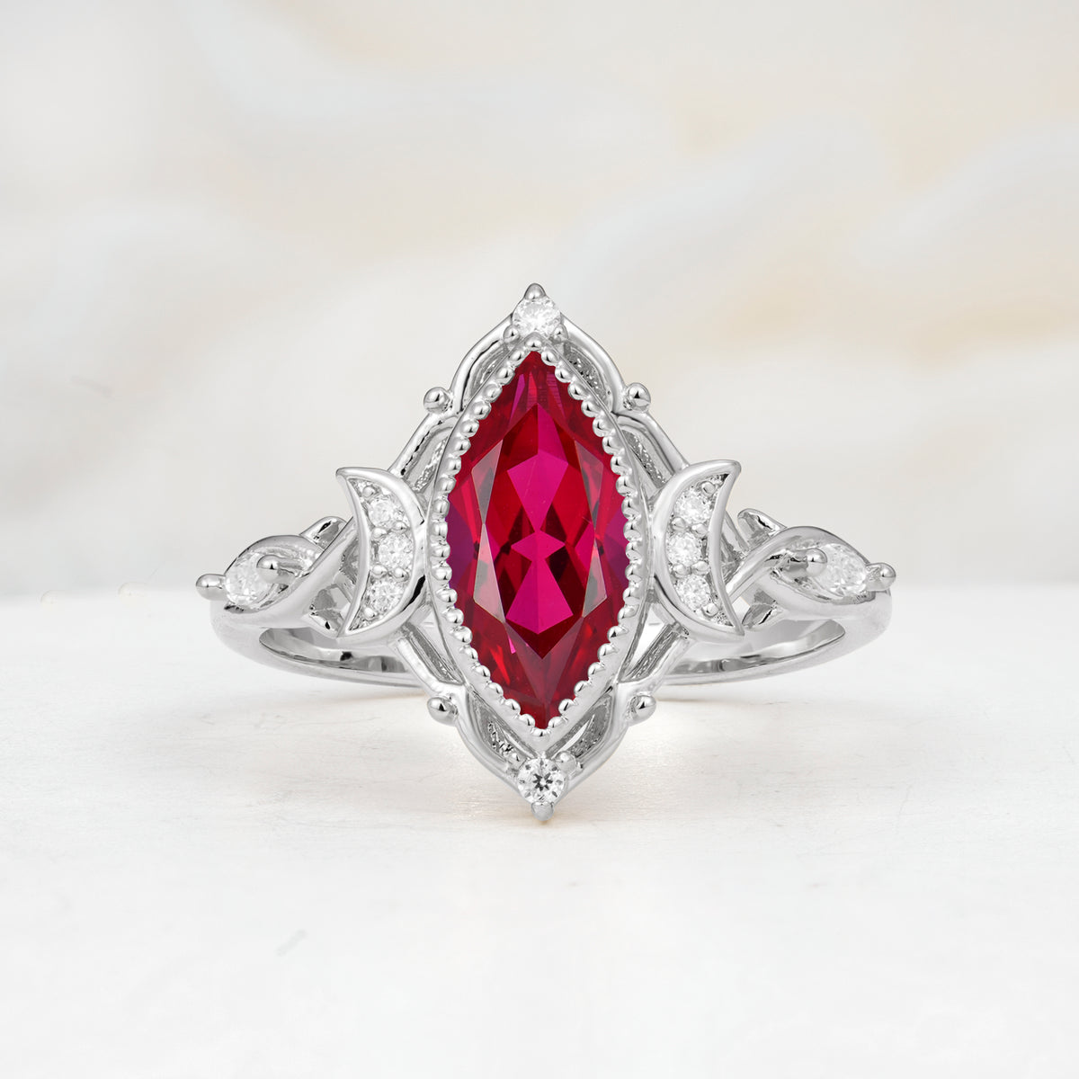 SR17656 Ruby Ring - Additional view