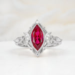 SR17656 Ruby Ring - Additional view