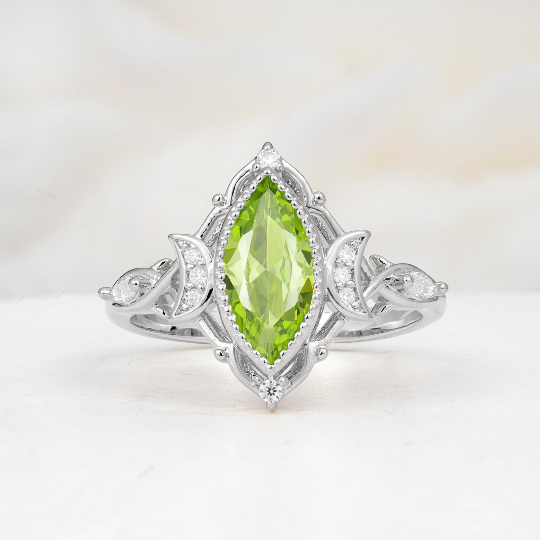 SR17656 Peridot Ring - Additional view