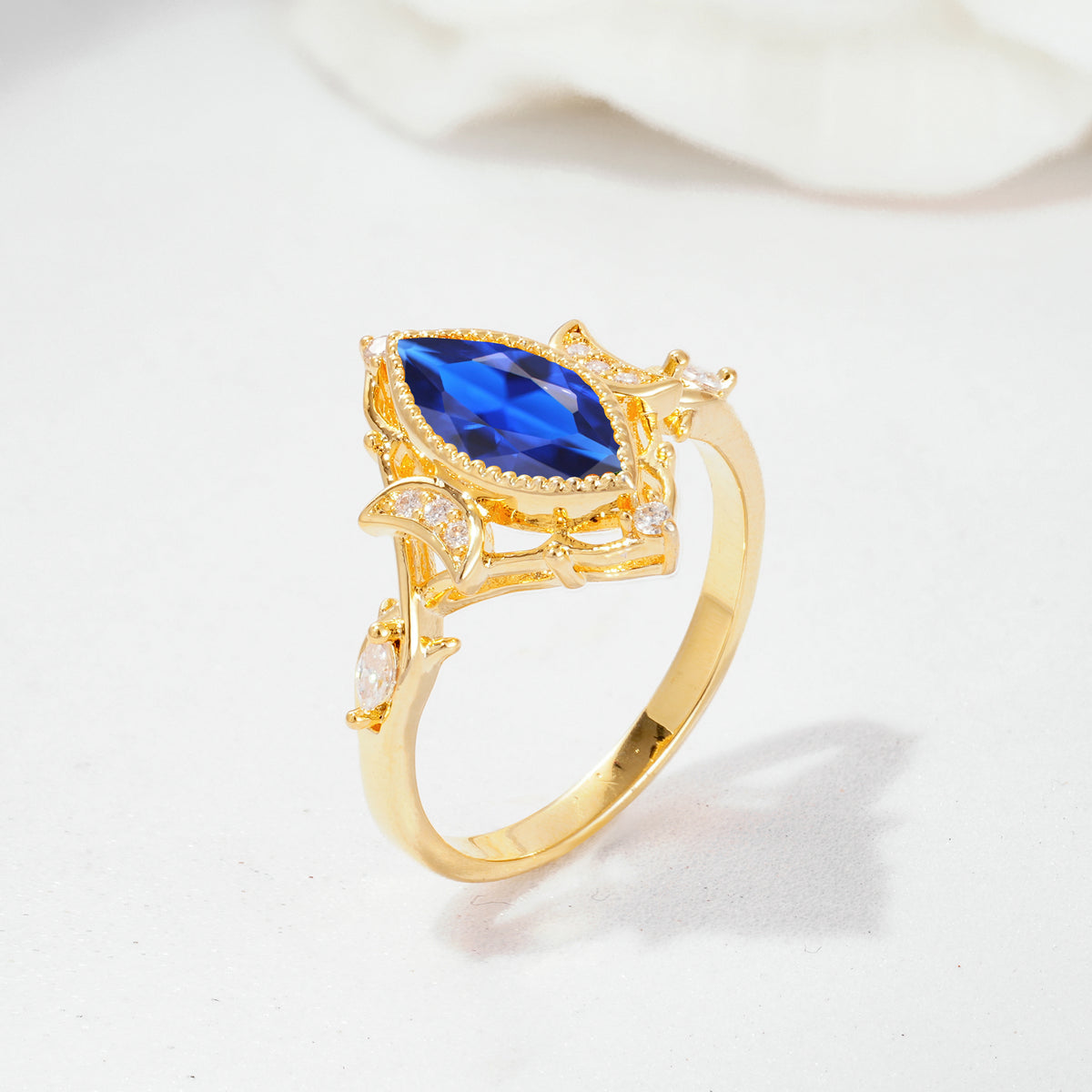 SR17656 Sapphire Ring - Additional view