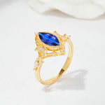 SR17656 Sapphire Ring - Additional view