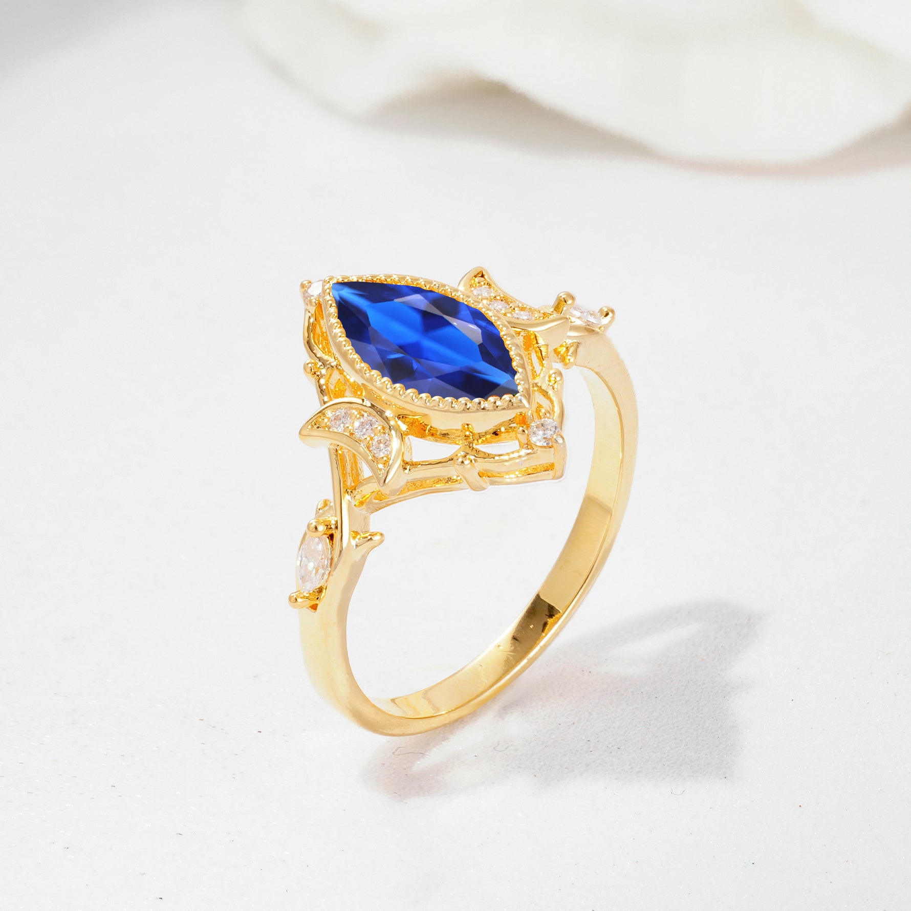 SR17656 Sapphire Ring - Additional view