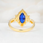 SR17656 Sapphire Ring - Additional view