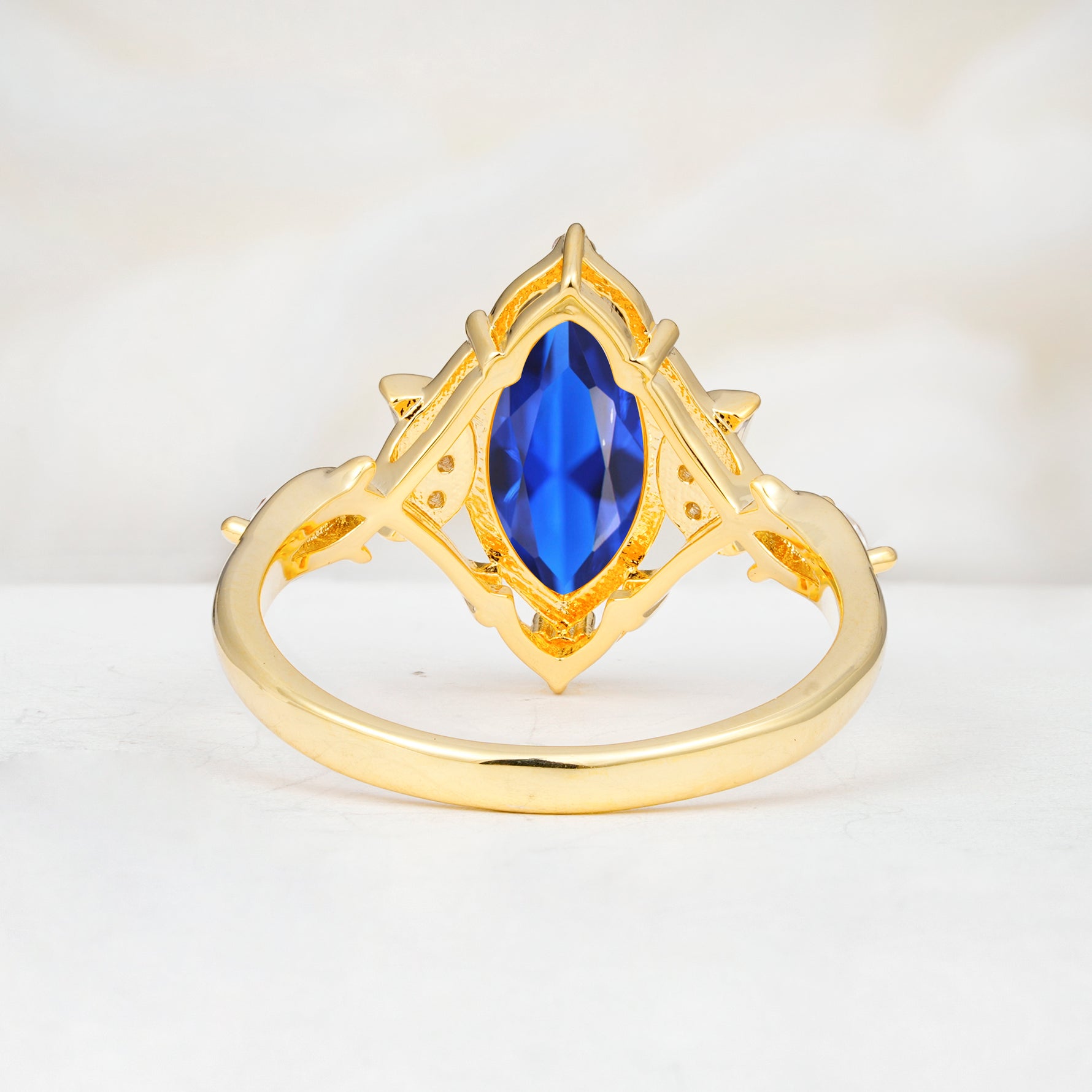 SR17656 Sapphire Ring - Additional view