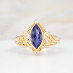 SR17656 Tanzanite Ring - Yellow-Gold