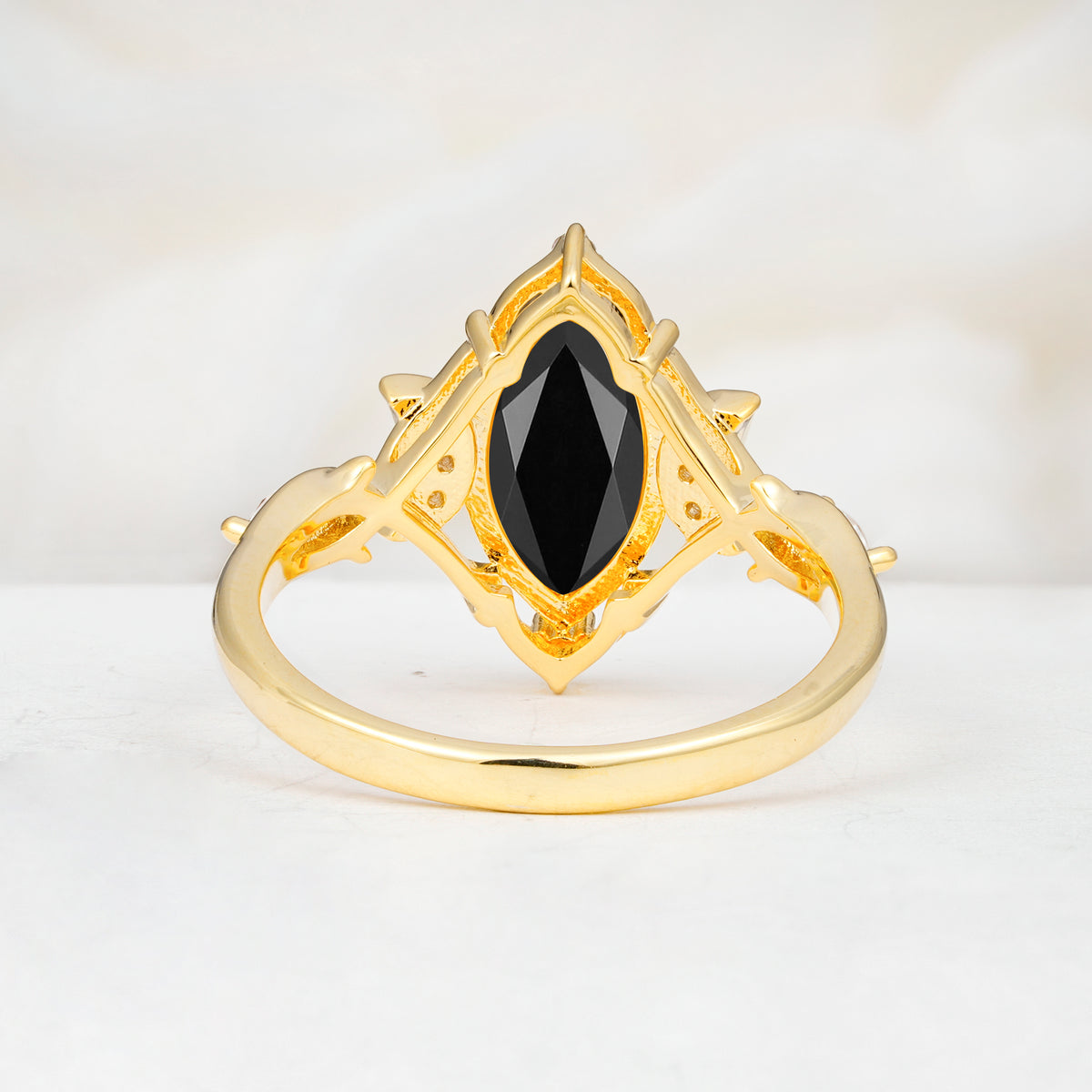 SR17656 Black Onyx Ring - Additional view