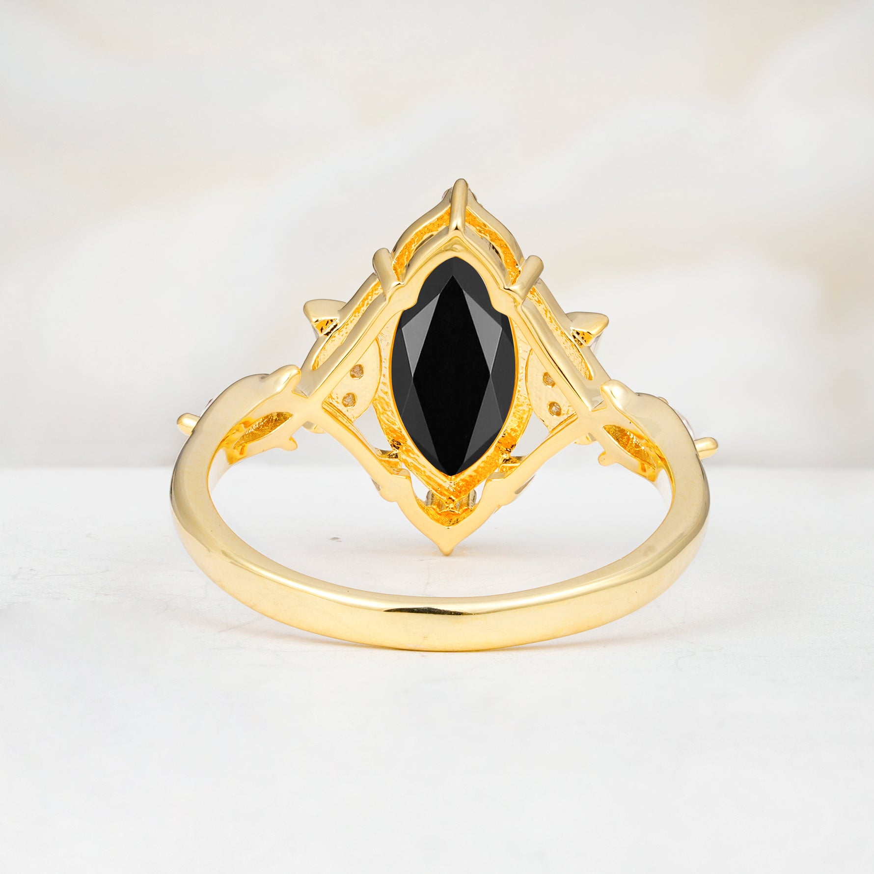 SR17656 Black Onyx Ring - Additional view
