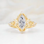 SR17656 Lab Diamond Ring - Yellow-Gold