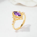 SR17656 Amethyst Ring - Additional view