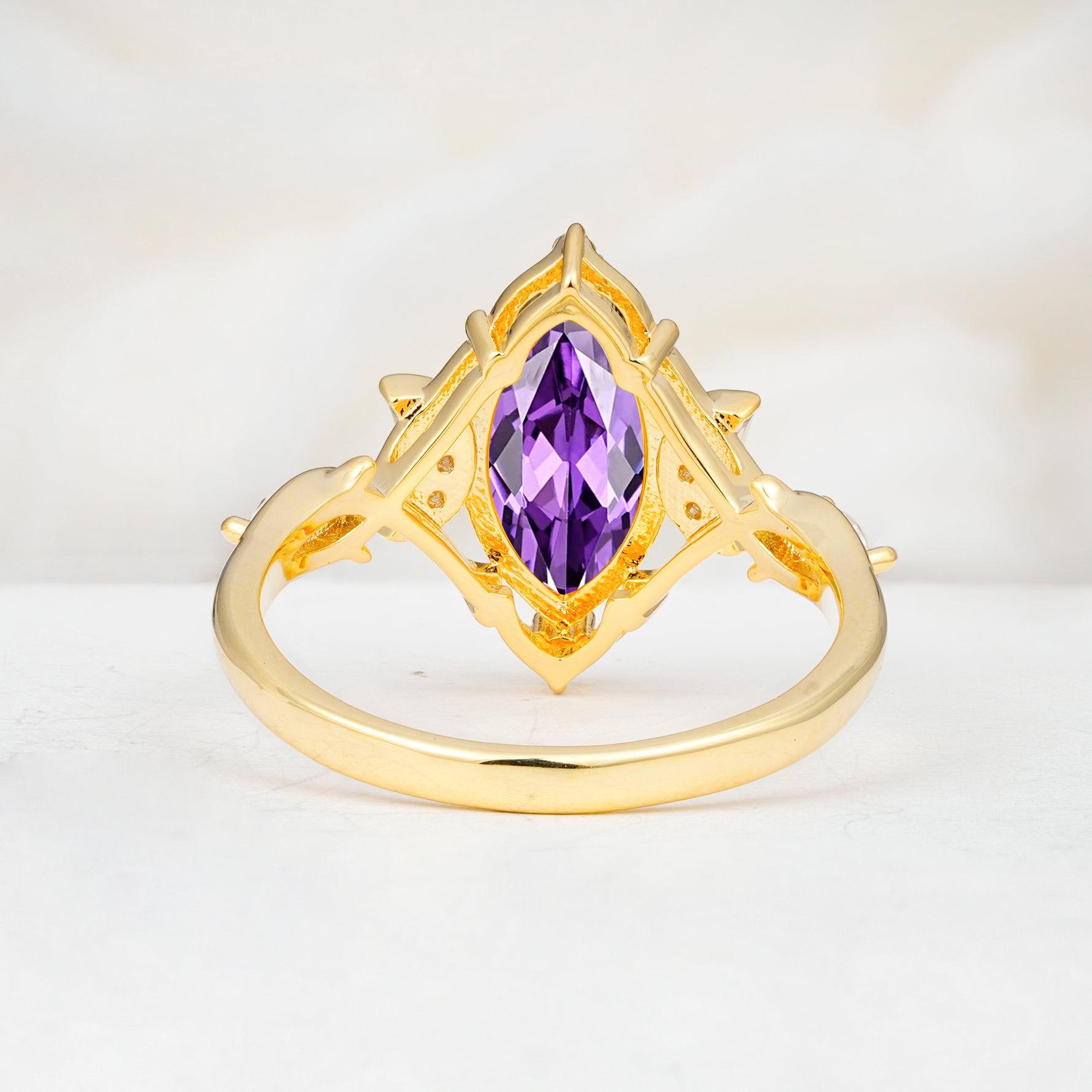 SR17656 Amethyst Ring - Additional view
