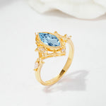 SR17656 Aquamarine Ring - Additional view