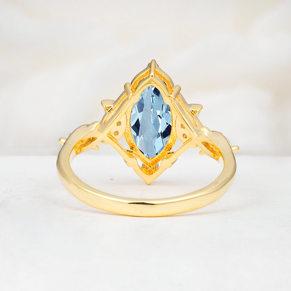 SR17656 Aquamarine Ring - Additional view