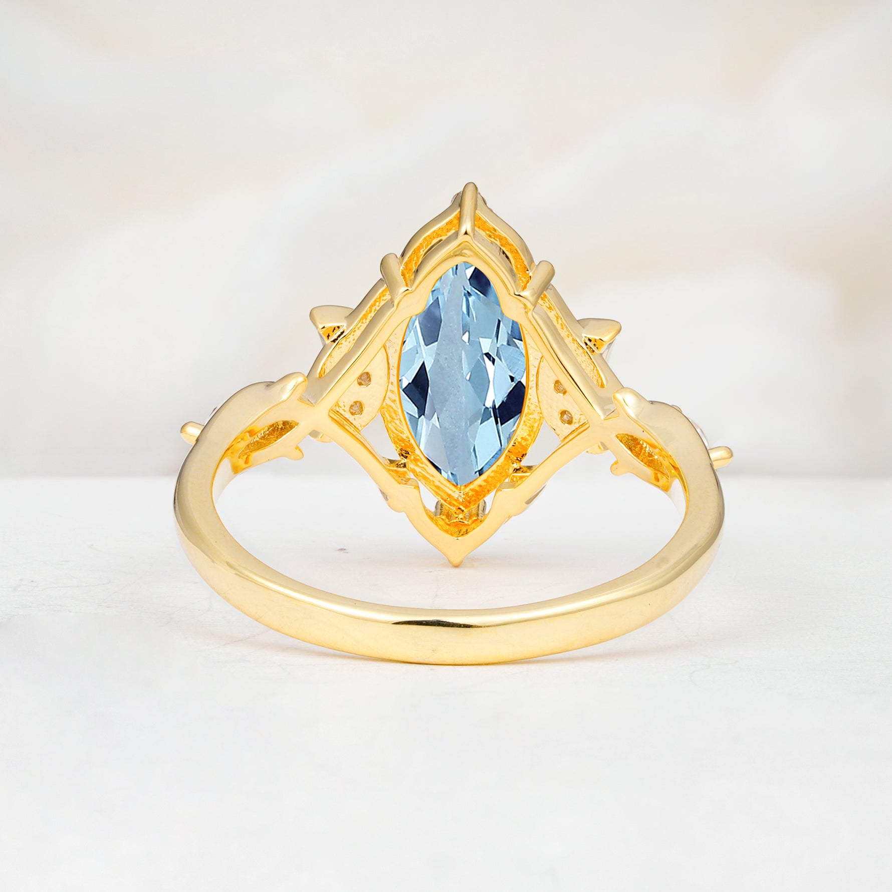 SR17656 Aquamarine Ring - Additional view