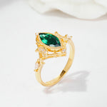 SR17656 Emerald Ring - Additional view
