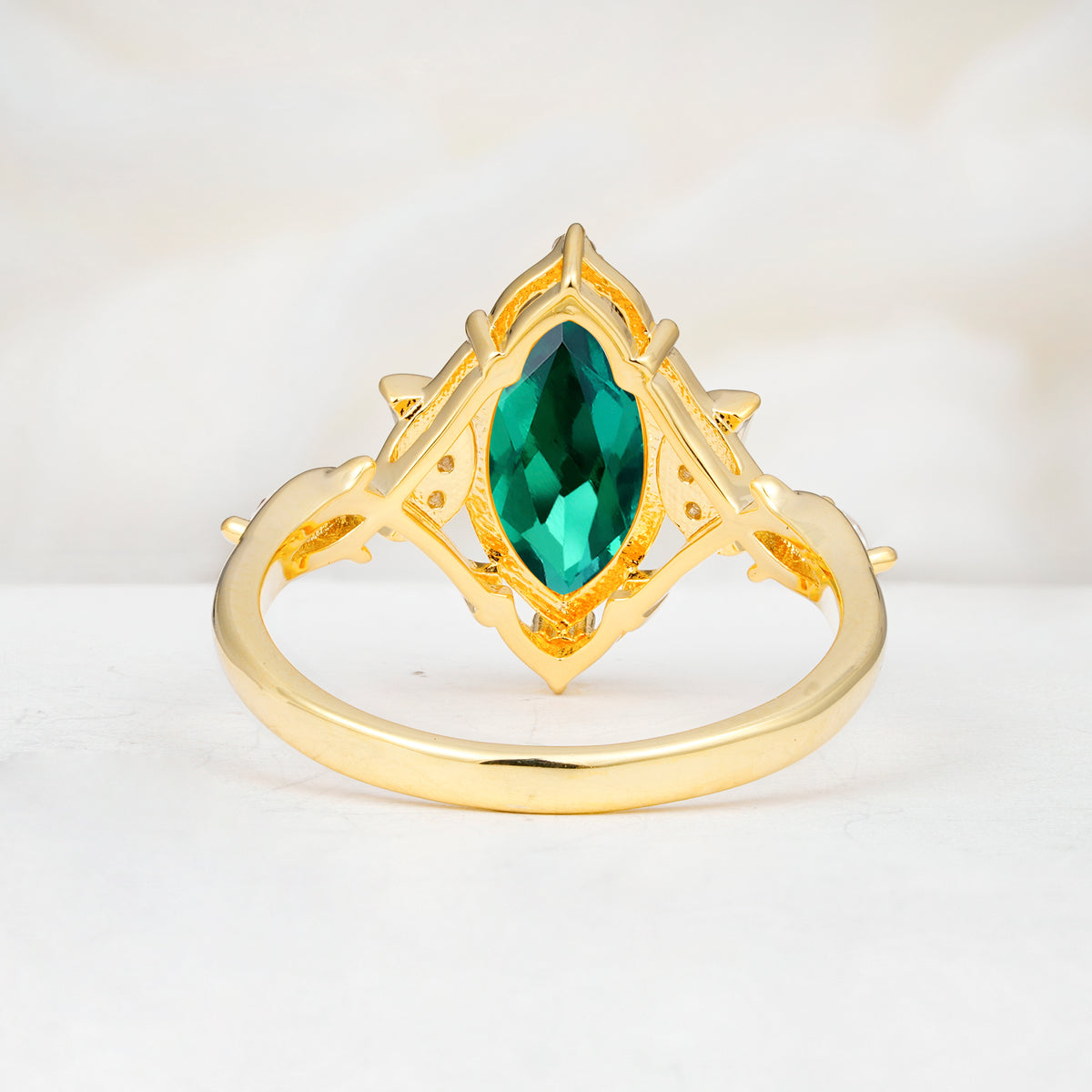 SR17656 Emerald Ring - Additional view
