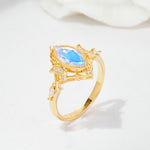 SR17656 Moonstone Ring - Additional view