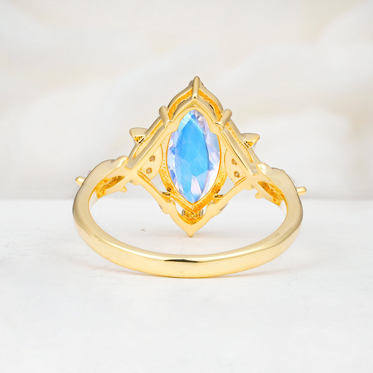 SR17656 Moonstone Ring - Additional view