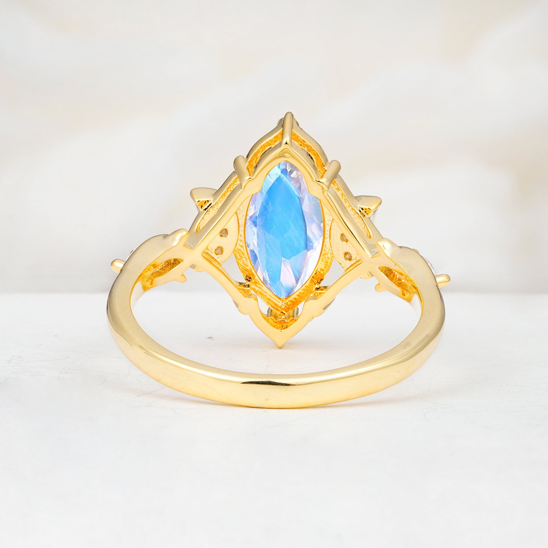 SR17656 Moonstone Ring - Additional view