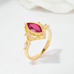 SR17656 Ruby Ring - Additional view