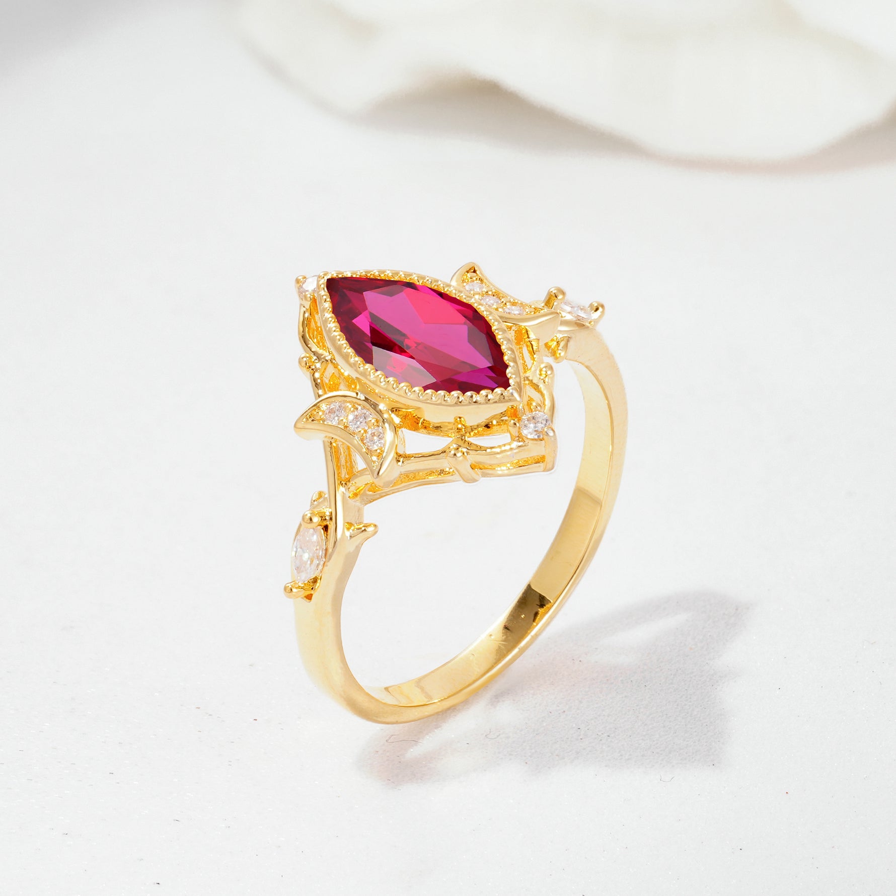 SR17656 Ruby Ring - Additional view