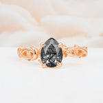 SR17666 Black Rutilated Quartz Ring - Additional view