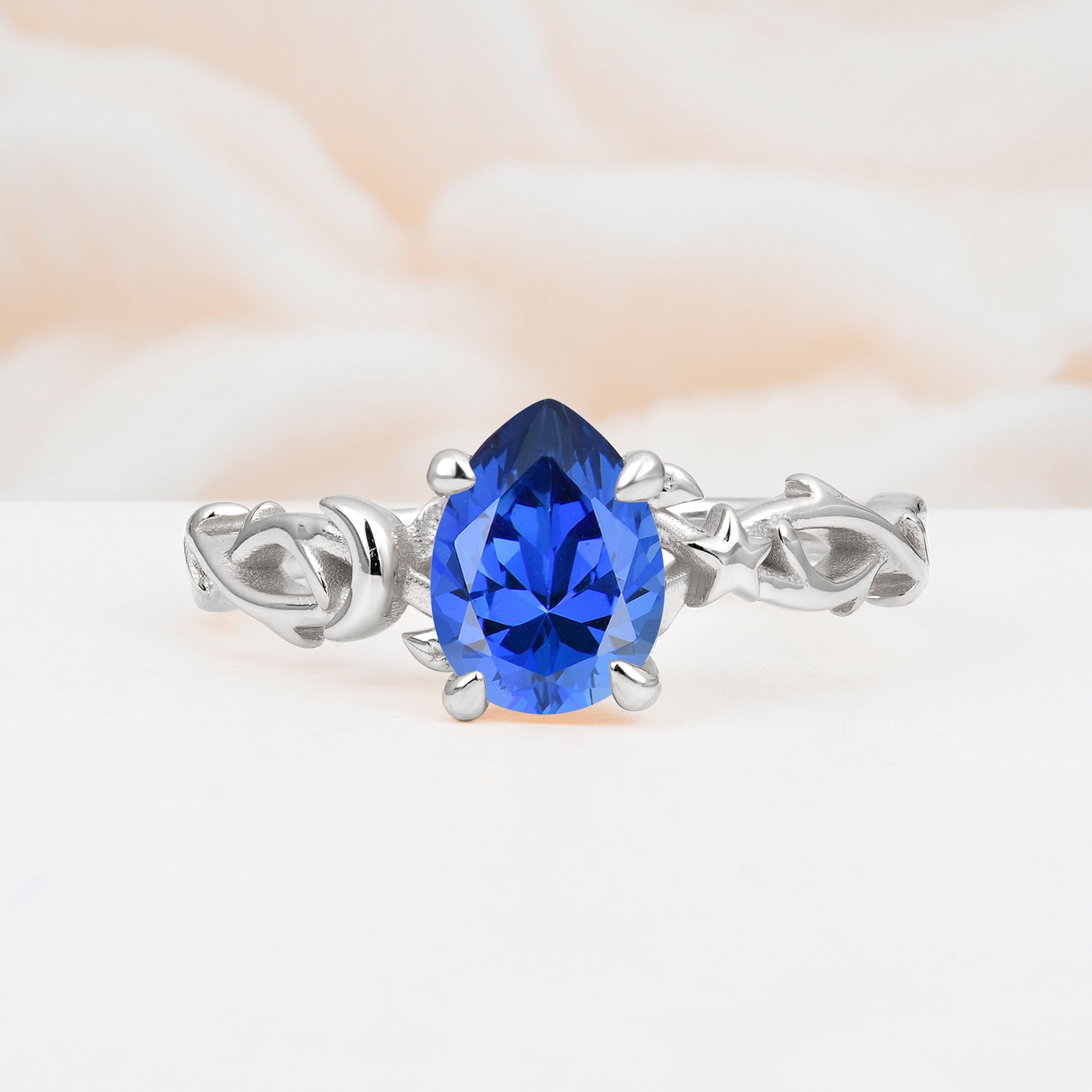 SR17666 Sapphire Ring - Additional view