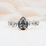 SR17666 Black Rutilated Quartz Ring - Additional view
