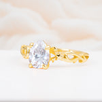 SR17666 Moissanite Ring - White-Gold