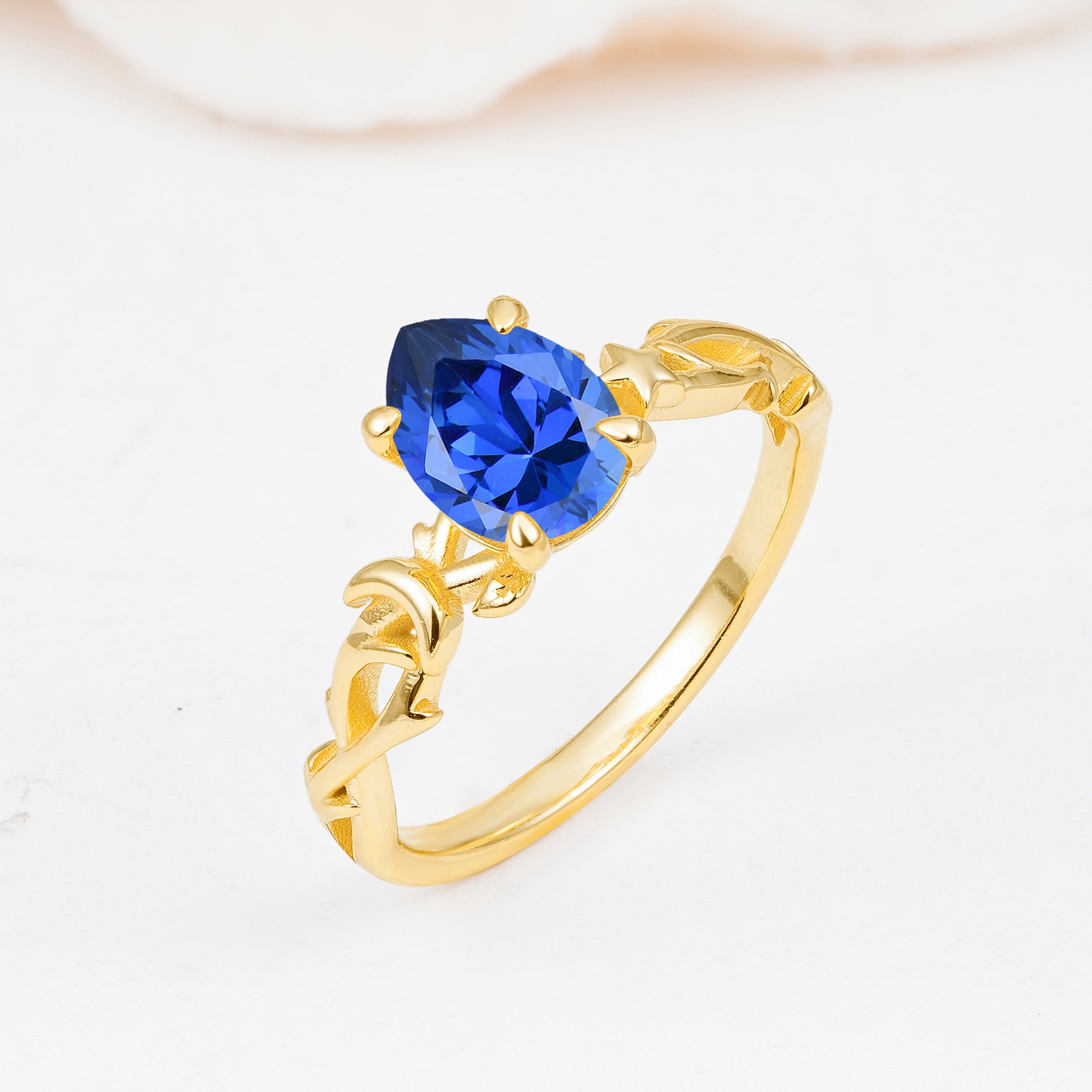 SR17666 Sapphire Ring - Additional view