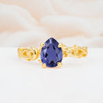 SR17666 Tanzanite Ring - Yellow-Gold