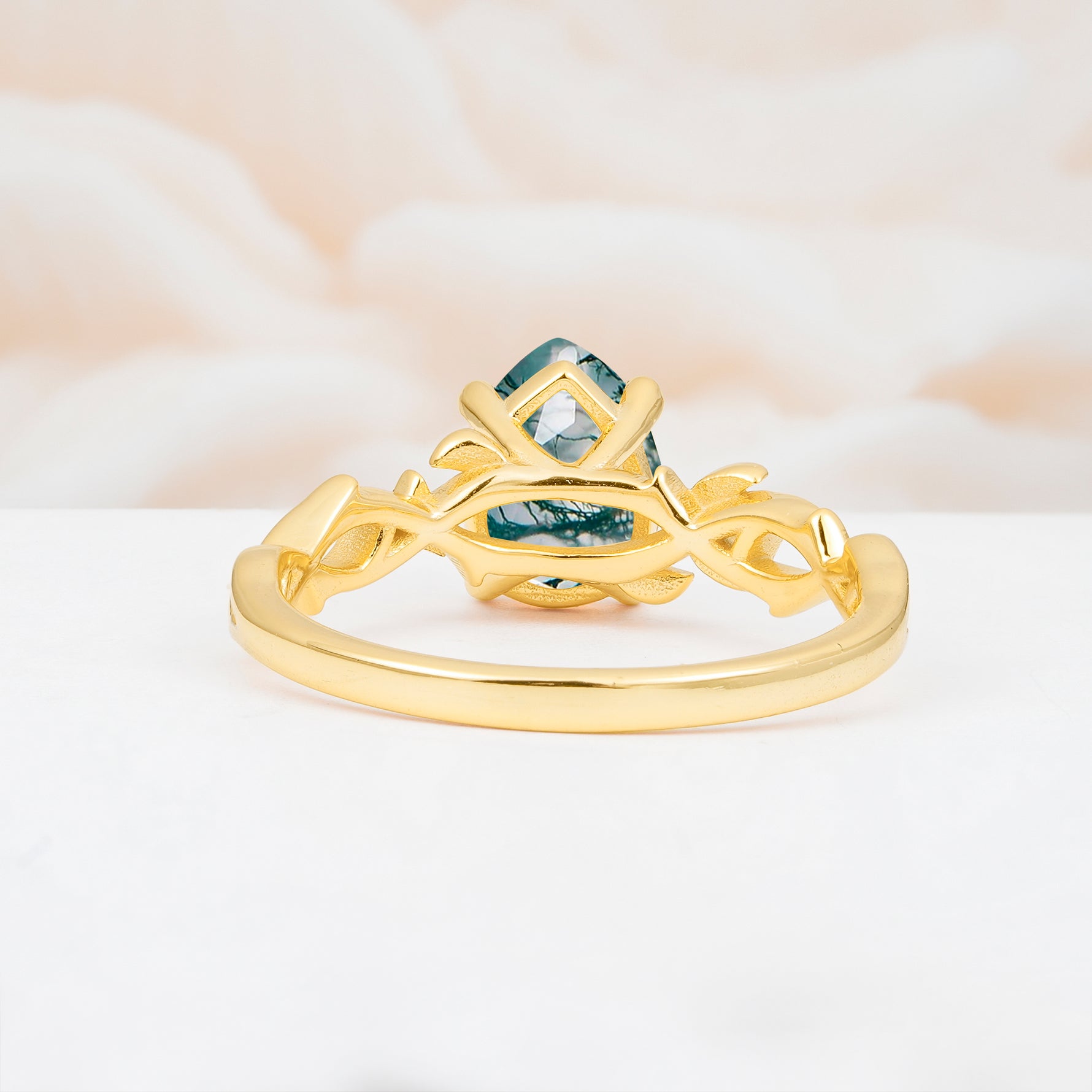 SR17666 Moss Agate Ring - Additional view