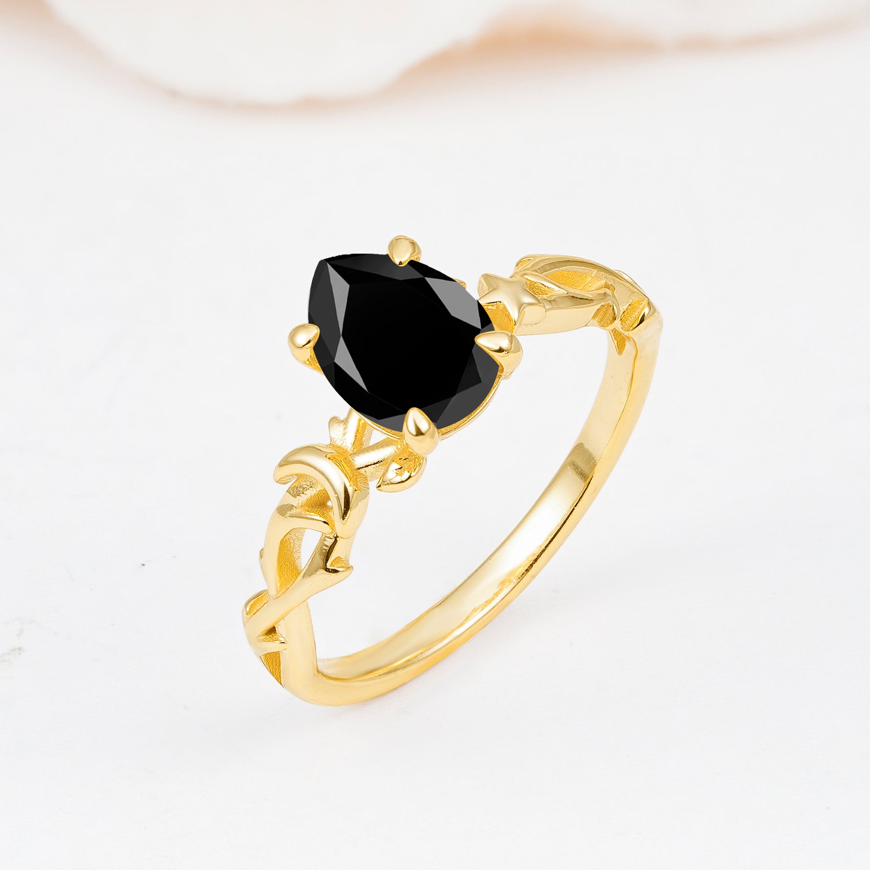 SR17666 Black Onyx Ring - Additional view