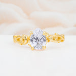 SR17666 Lab Diamond Ring - Yellow-Gold