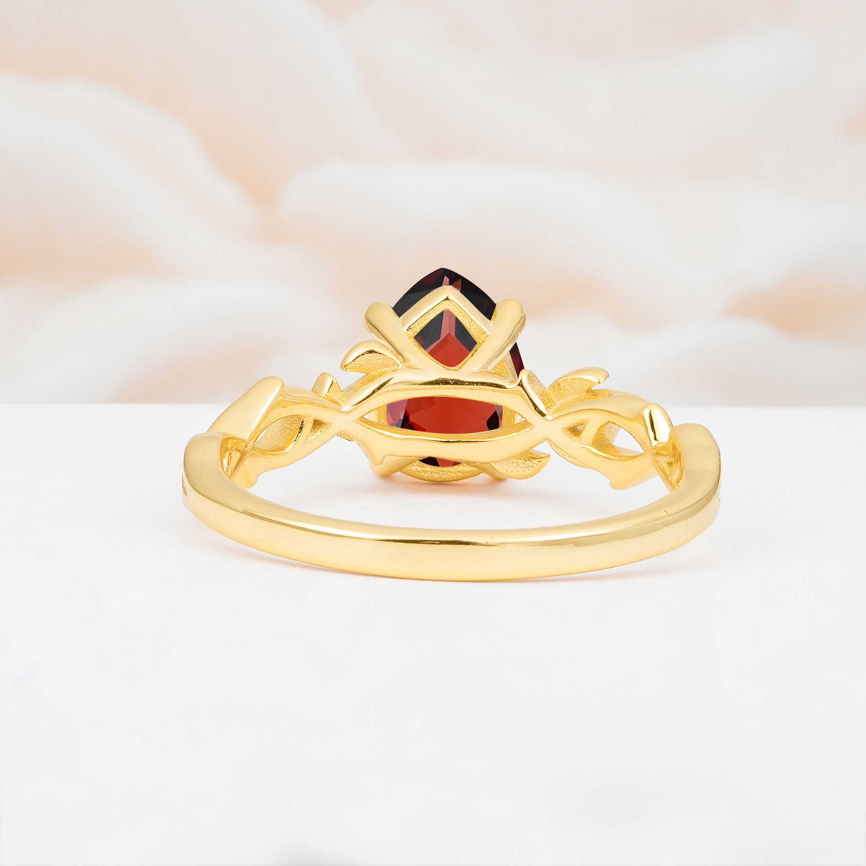 SR17666 Garnet Ring - Additional view