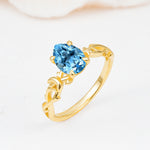 SR17666 Aquamarine Ring - Additional view