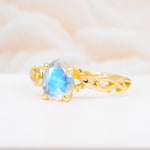 SR17666 Moonstone Ring - White-Gold