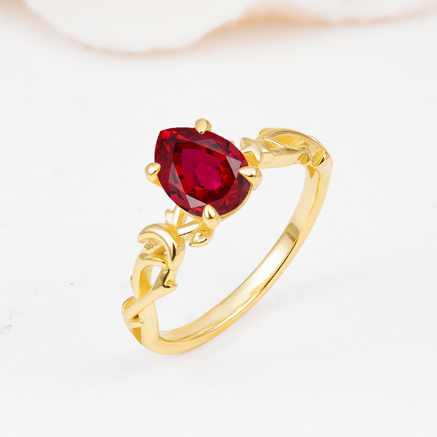 SR17666 Ruby Ring - Additional view