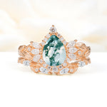 SR17675 Moss Agate Ring - Additional view