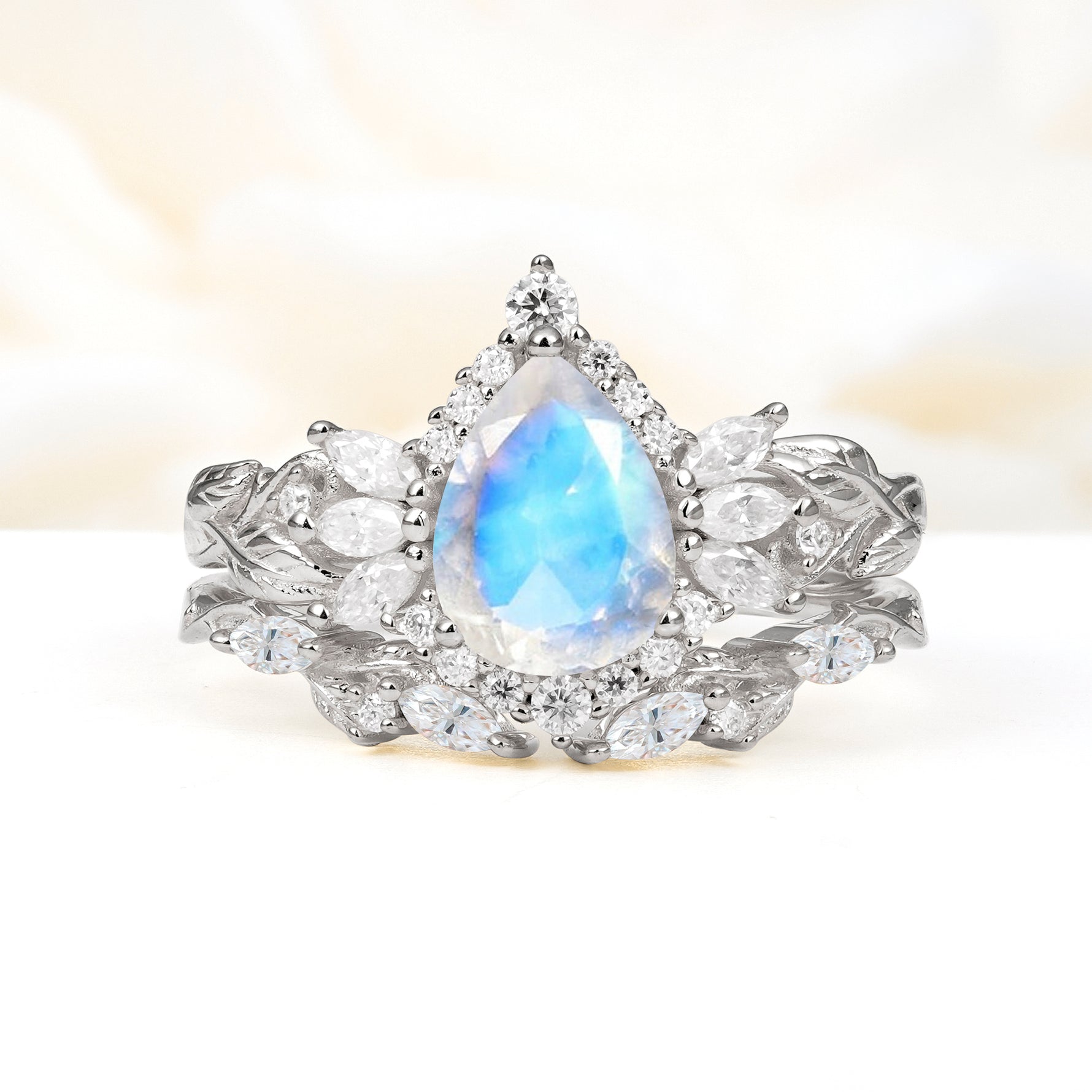 SR17675 Moonstone Ring - Additional view
