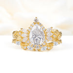 SR17675 Moissanite Ring - Yellow-Gold