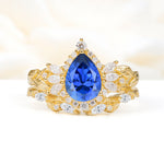 SR17675 Sapphire Ring - Yellow-Gold
