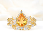 SR17675 Citrine Ring - Yellow-Gold