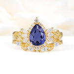 SR17675 Tanzanite Ring - Yellow-Gold