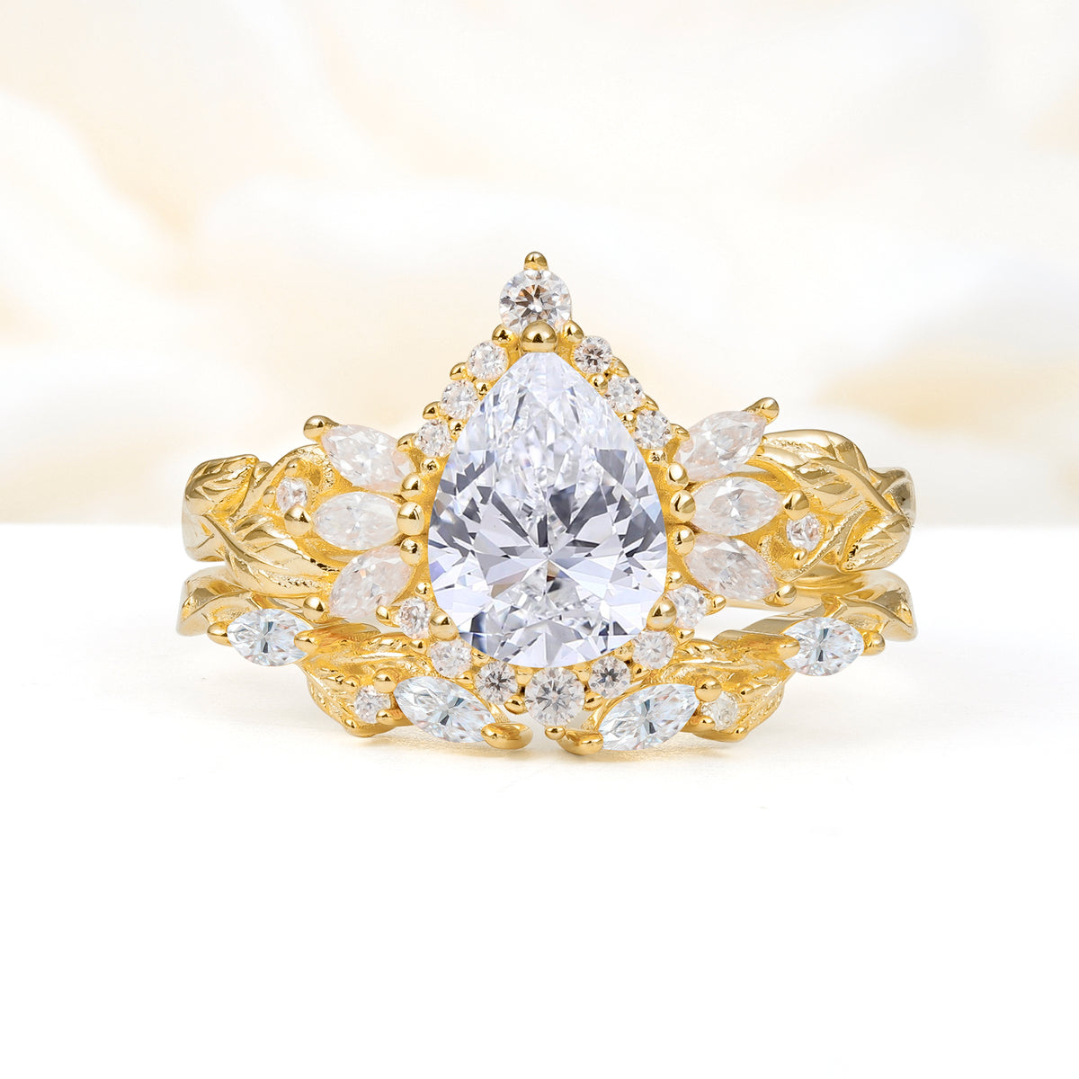 SR17675 Lab Diamond Ring - Yellow-Gold