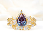 SR17675 Alexandrite Ring - Yellow-Gold