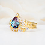 SR17675 Alexandrite Ring - White-Gold