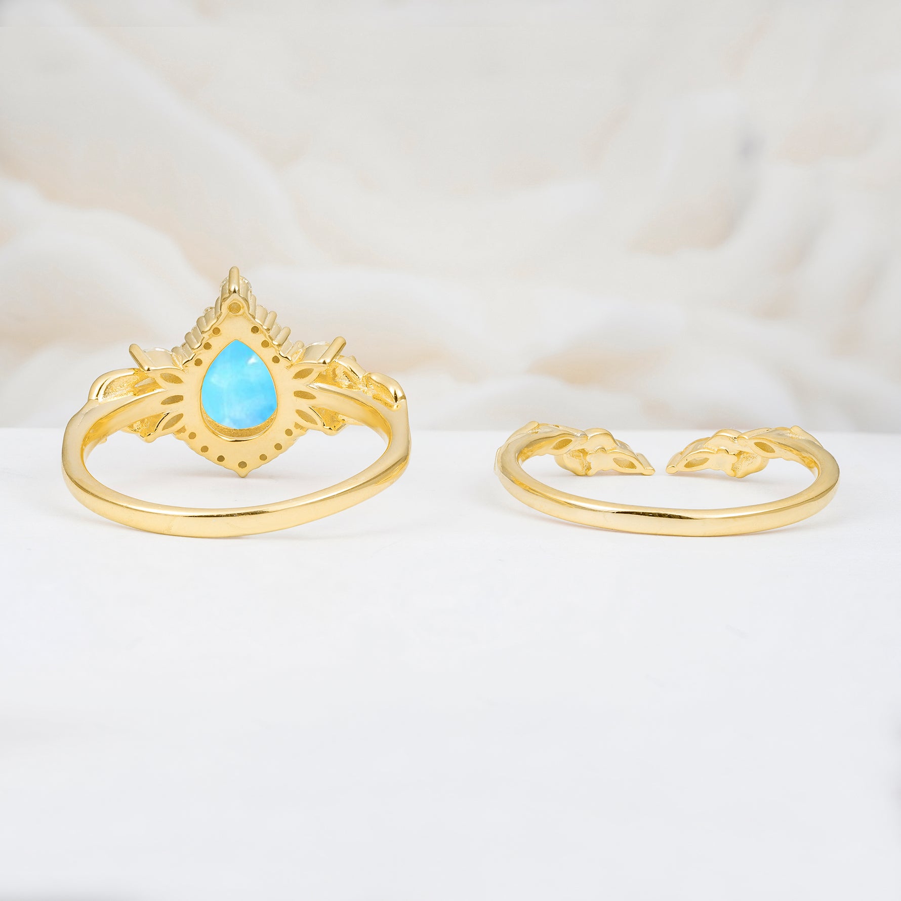 SR17675 Moonstone Ring - Additional view