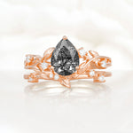 SR17677 Black Rutilated Quartz Ring - Additional view